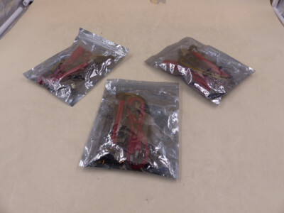 LOT OF 3 - VER009S PCIE RISER EXPRESS CABLE 1X TO 16X (DUAL-6PIN / MOLEX) WITH L
