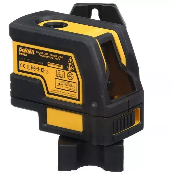 DEWALT CANADA 165 ft. Red Self Leveling Cross Line Plumb Spot Laser Level KIT