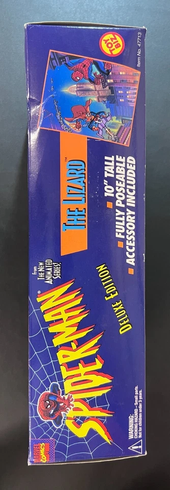Figura de acción Posable de lujo ToyBiz Marvel Comics Spider-Man The Lizard 1994 Foto 4 de 4