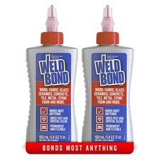Weldbond Multi Surface Adhesive Glue 2 Pack Clear Non Toxic Quick Dry 5.4oz