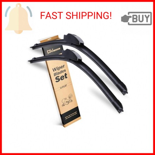 OEM Quality Windshield Wiper Blades, 18” and 18” DSV Standard Car Wiper Blades W