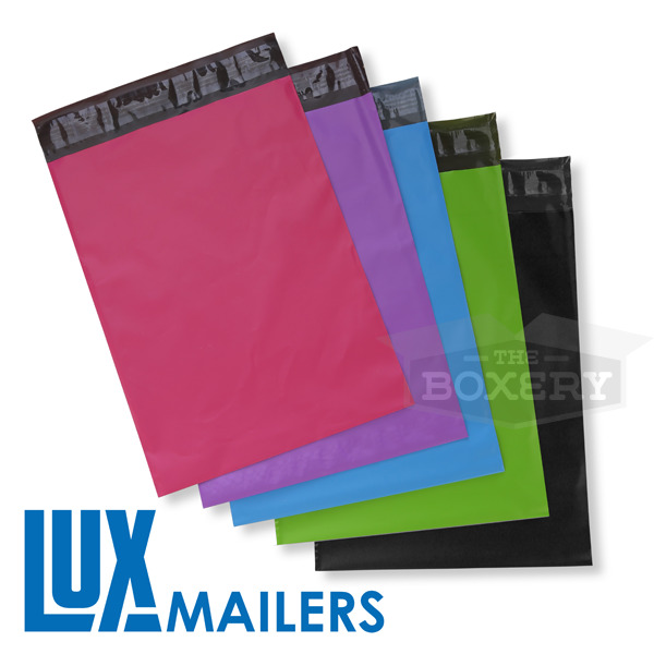 Poly COLORED Shipping Mailers High Quality 2.5Mil Envelopes All Sizes The Boxery