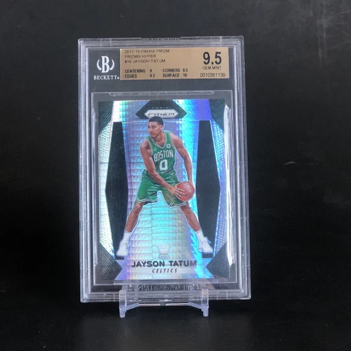 2017 Panini Prizm Jayson Tatum Rookie Hyper Silver Prizm #16 BGS 9.5 SSP