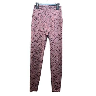 Beyond Yoga Lux High Waisted Midi LeggingsRosewood Brown Dappled Dots Size S