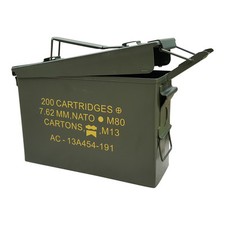 STENCILED NEW 30 CAL M19A1 MIL SPEC EMPTY AMMO CAN