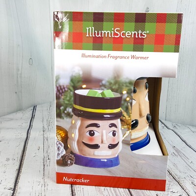Illumiscents Nutcracker Fragrance Wax Melt Warmer w Light Holiday Christmas NEW