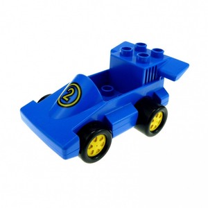 duplo blue car