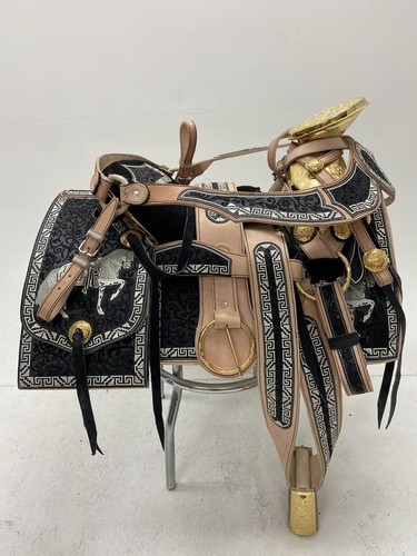 KingSaddle Mexican Leather Horse Saddle/ Silla De Montar