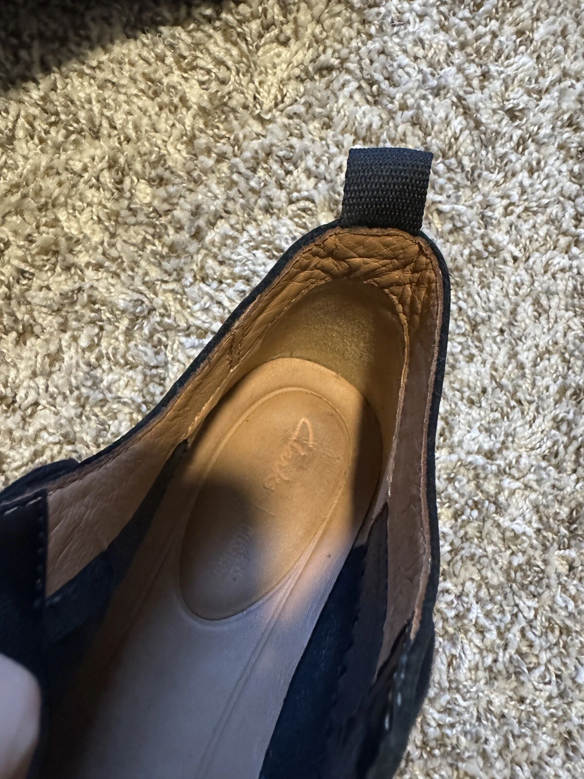Clarks Uomo Trifri Hi Sneaker Alta Pelle Nero 9 5