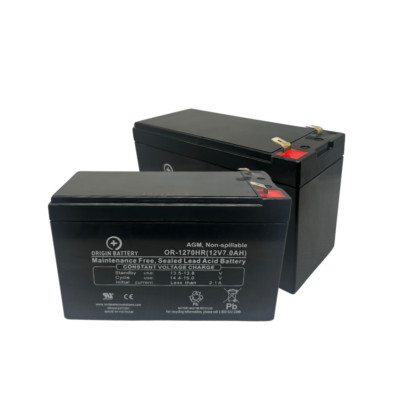 2x 12V 7AH AGM SLA Battery Pack for Amigo Classic Wheelchair - Sealed Deep Cycle
