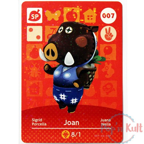 Carte Amiibo Animal Crossing - 009 - MAX / DIGBY [EUR] Série 1