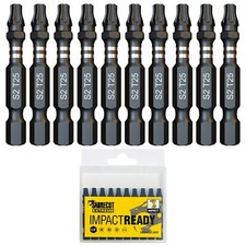10x 50mm SabreCut T25 Torx Impact Drill Driver Screwdriver Bits Set PROFESSIONAL