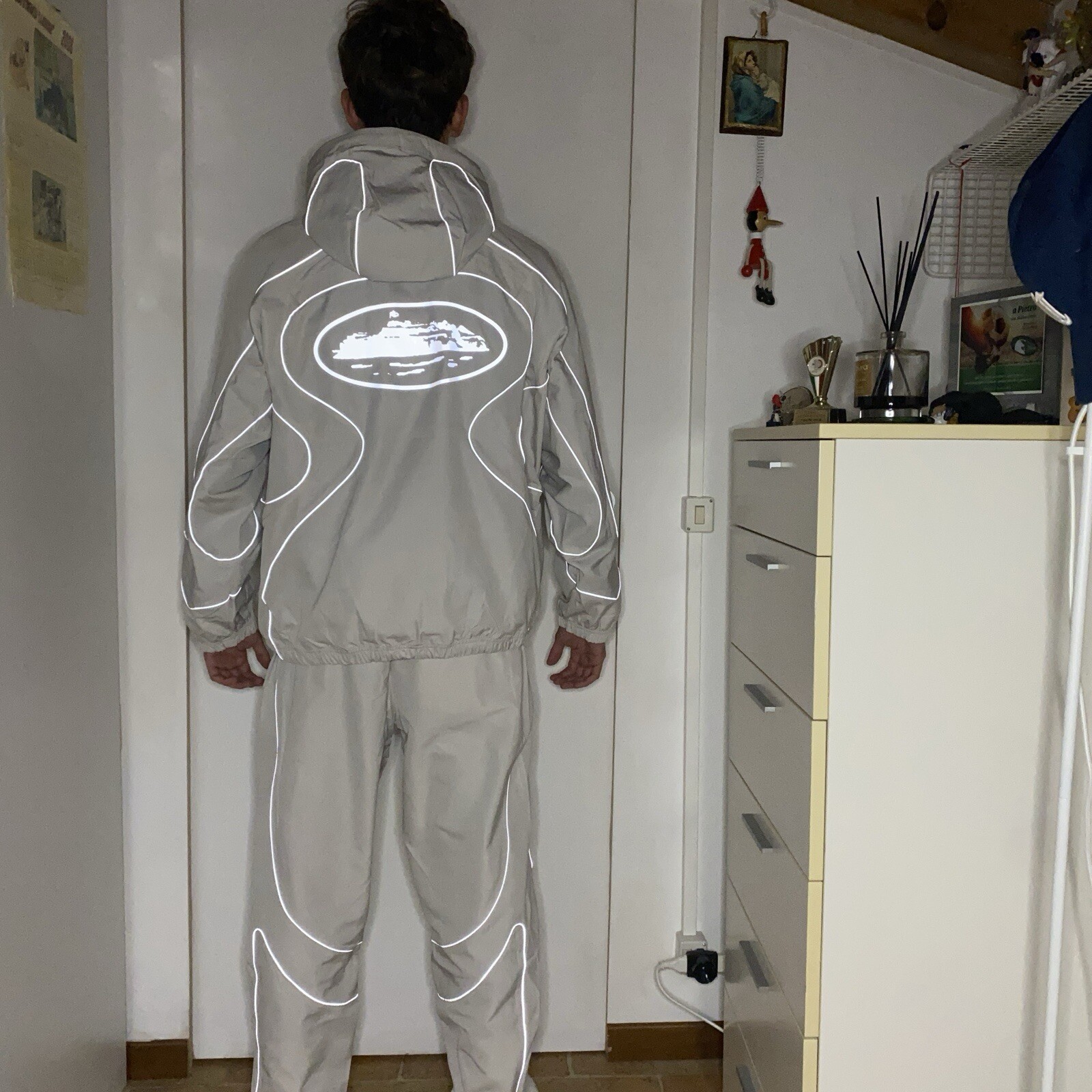 OFF WHITE X NIKE Corteiz X Nike NRG Tacksuit Giacca+Pantalone [OFF WHITE] size: L+ M Ordine✅✅