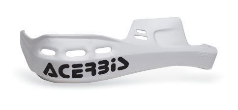 Protège-mains Acerbis Rally Brush blanc haute résistance aux chocs