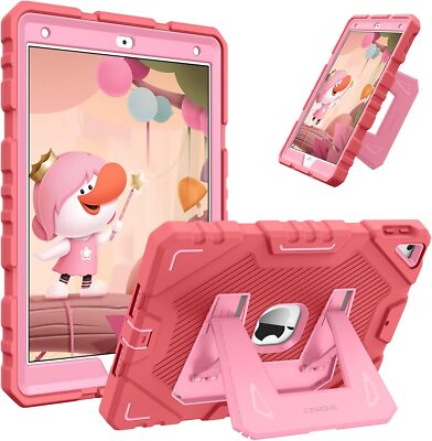 Shockproof Kids Case for iPad 9th 8th 7th Gen 10.2'' Fully-Body Heavy Duty Cover