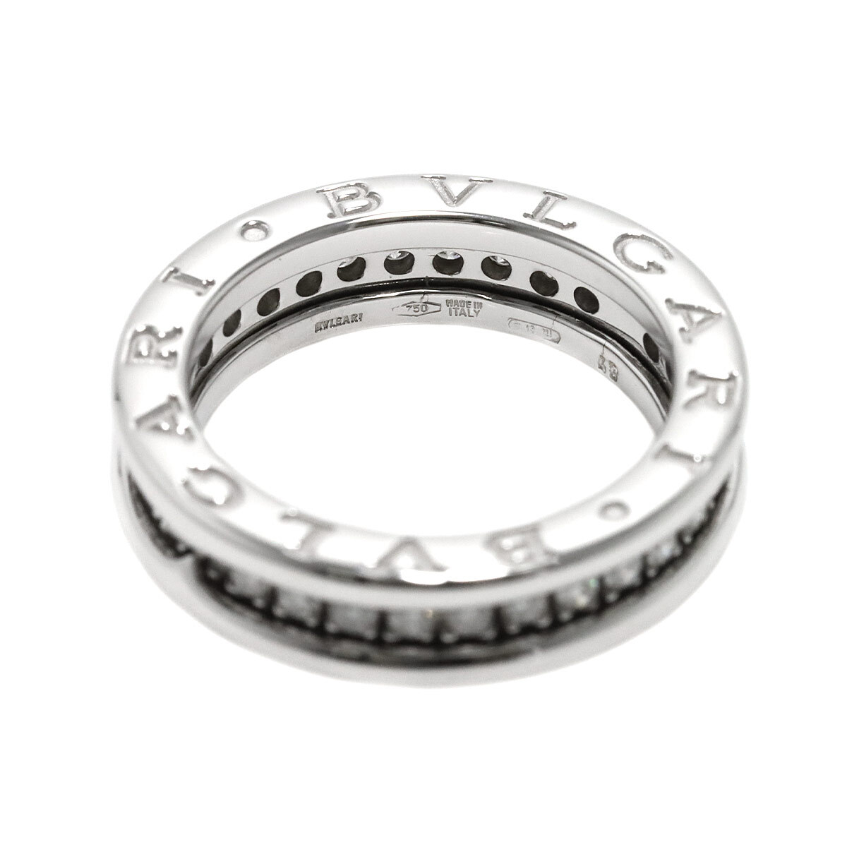 (B080103)BVLGARI 750 B-ZERO1 ワンバンド　リング B080103)BVLGARI 750 B-ZERO1 ワンバンド リング - メルカリ