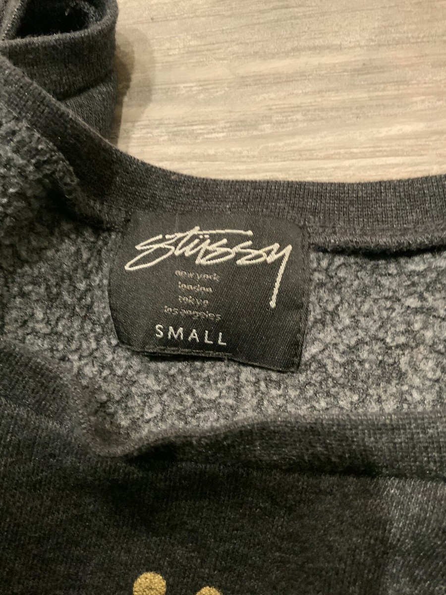 Stussy World Tour SS Link Skateboarding Womens Charcoal Stussy World Tour SS Link Skateboarding Womens Charcoal