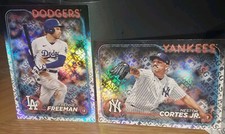 Freddie Freeman & Nester Cortese Jr 2024 Topps All-Star Game Logo Foil  