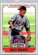 2015 Panini Stars and Stripes Longevity Team Logo Blue /49 Kale Breaux #56