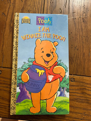 I Am Winnie the Pooh hardcover golden book Disney Betty Birney