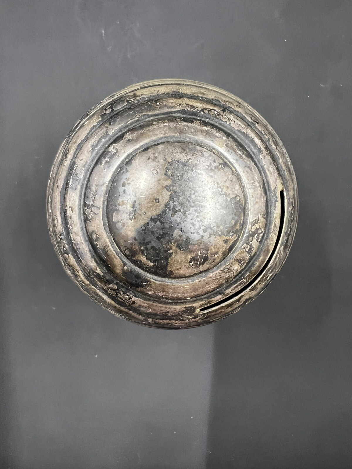 Vintage DANA DFA Danish Silver-Plated Beehive Coin Bank w/ Embossed Bees