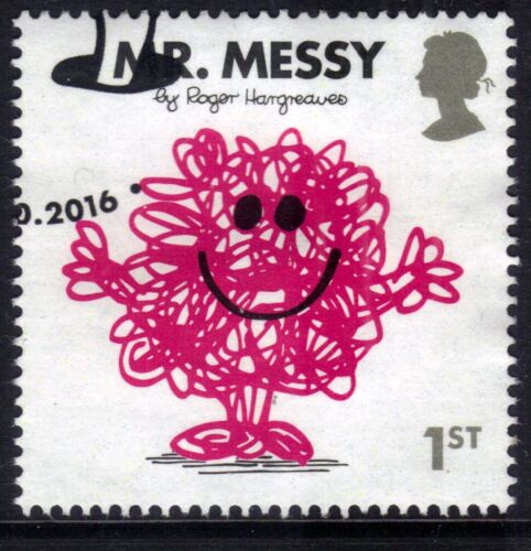 GB 2016 QE2 1st Mr. Men & Little Miss Mr Messy Ex FDC SG 3900 ( K205 ) - Afbeelding 1 van 1
