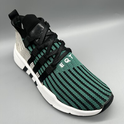 2017 Adidas EQT Support Mid ADV PK CQ2998 Core schwarz sub grün Herren UK 8 Turnschuhe