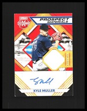 2021 Kyle Muller Rookie Card Auto Patch - Elite Extra Edition - #PMS-KM Braves 