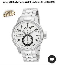 Invicta S1 Rally Men's Watch 23059, New With Tags