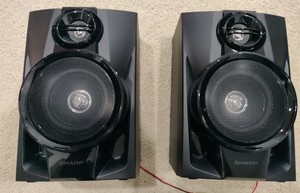 sharp speaker system woofer tweeter