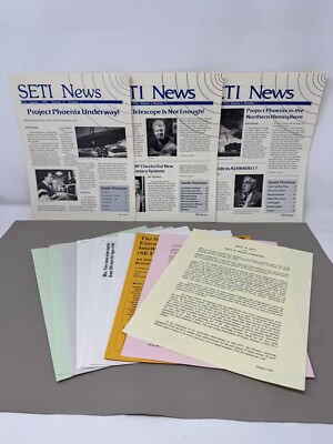 SETI News Newsletter + Papers 1990s Search for Extraterrestrial Life Science