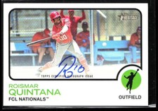 2022 Topps Heritage Minors Real One Autographs #ROARQ Roismar Quintana