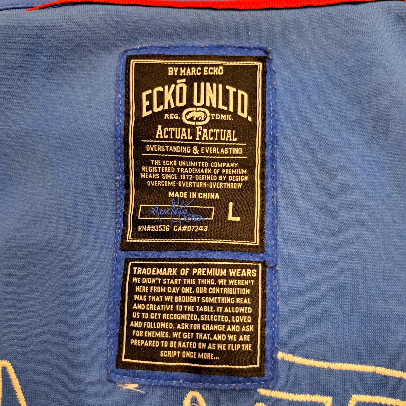 Vintage Ecko Unltd Polyester Outer Shell Coats Ja… - image 3
