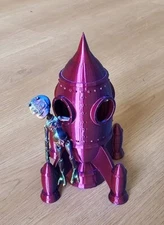 Rocket Ship Spaceship Starship 3D Printed