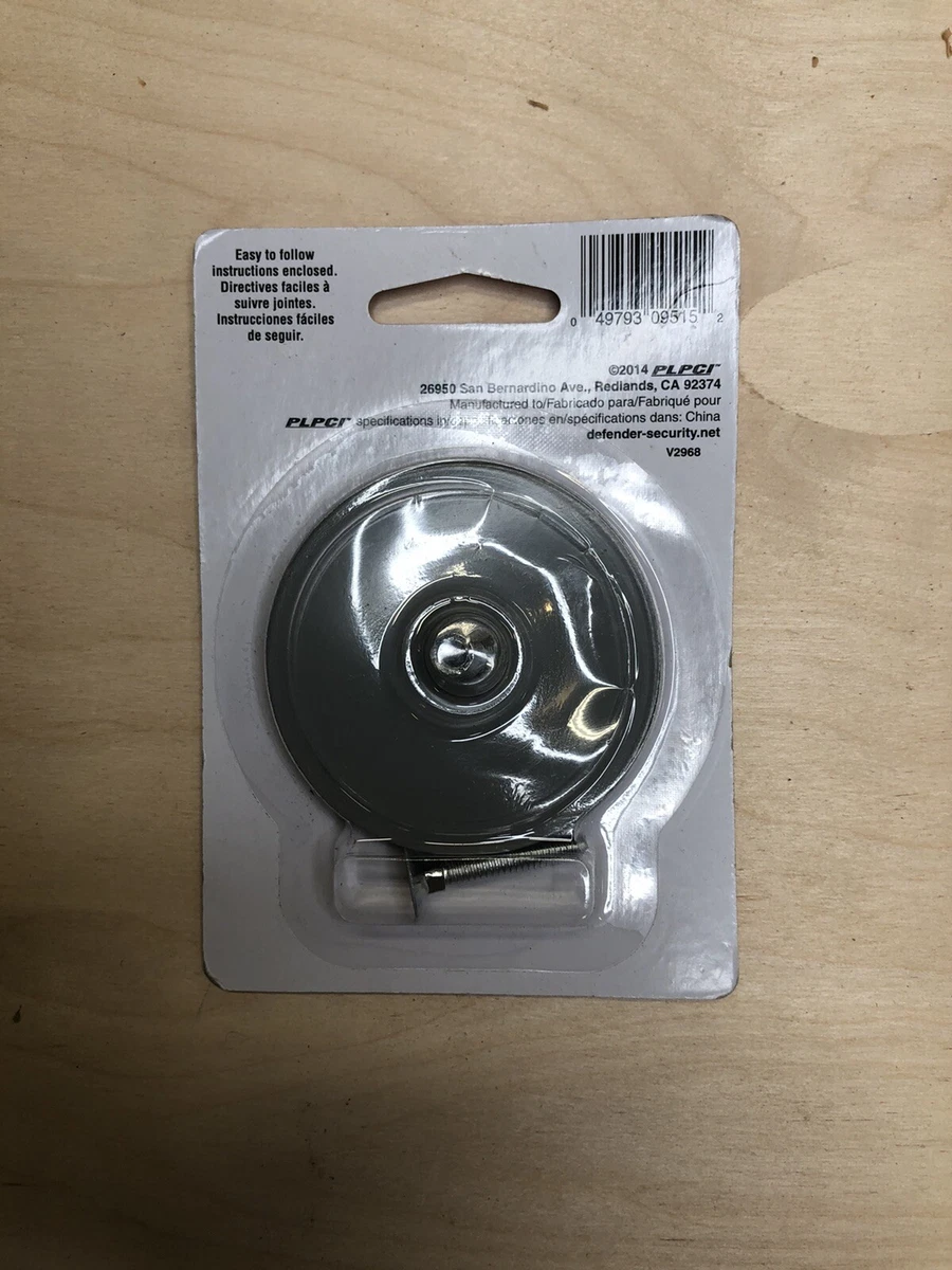Entry door clearance security plate