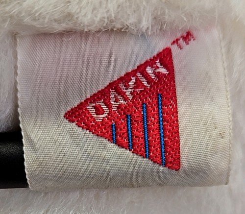 Vintage 1988 Dakin Cuddles White Teddy Bear Red I Love You Heart Stuffed Plush - Picture 16 of 17