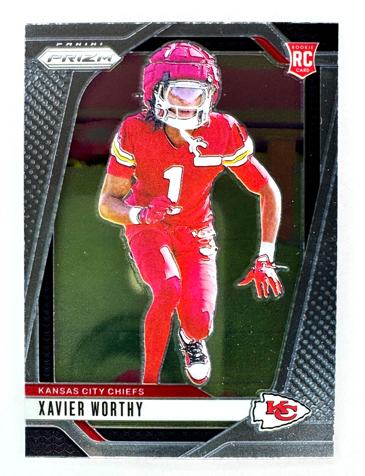 2024 Panini Prizm XAVIER WORTHY #399 RC Rookie Base - Kansas City Chiefs