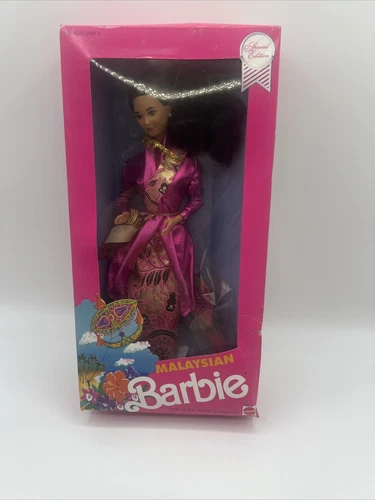 Vintage 1990 Barbie Malaysian #7329 Dolls of the World Collection Special Edi