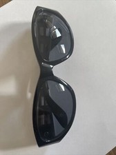 New Auth. Versus 1997 Vintage Sunglasses Black Mod.E41/A Col N.52