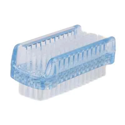 ATHENA 1 x Double-Sided Nail Brushes Manicure Pedicure Scrubbing Cleaning Small Brush