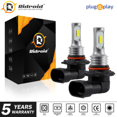 #ad 2X 9005 HB3 LED Headlight kit HB3 200W 8000LM High Low Beam 6000K White Bulb HID $13.98