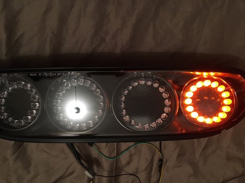 Supra LED tail rear lights taillights 2jz gte ge gearbox engine turbo - Picture 2 of 6