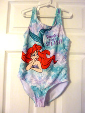 Disney Princess Little Mermaid One Piece Swimsuit 7/8 Summer fun
