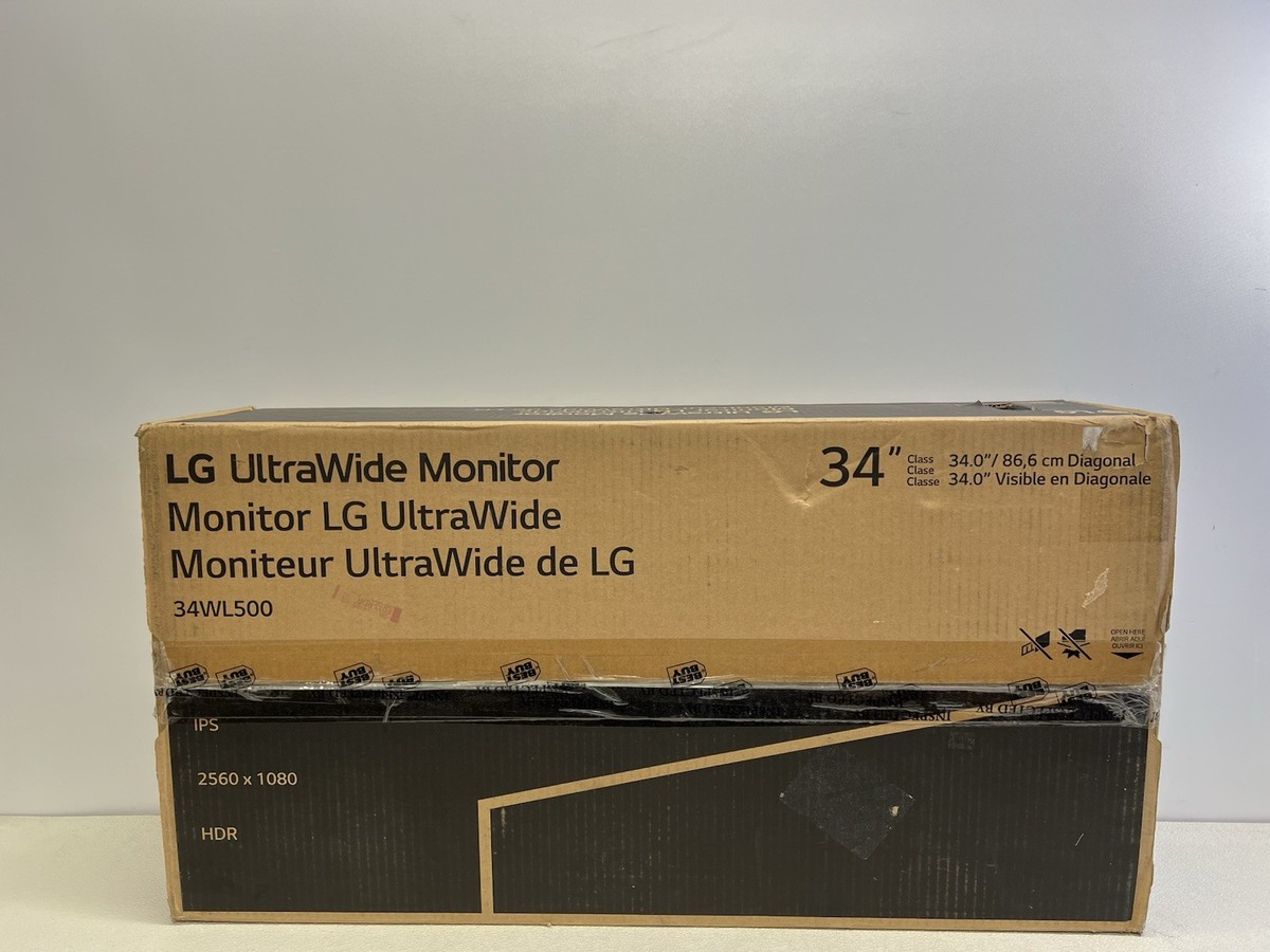 LG Ultrawide 34WL500B 34 inch Widescreen IPS LED Monitor for