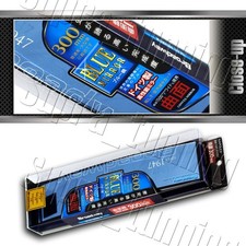 300mm Broadway Convex Interior Clip On Rear View Blue Tint Mirror Universal 2