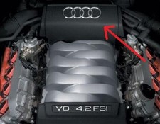 MH Carbon Motor Abdeckung Passend für Audi Q7 4.2 FSI V8
