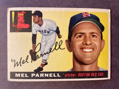 1955 Topps #140 Mel Parnell Boston Red Sox