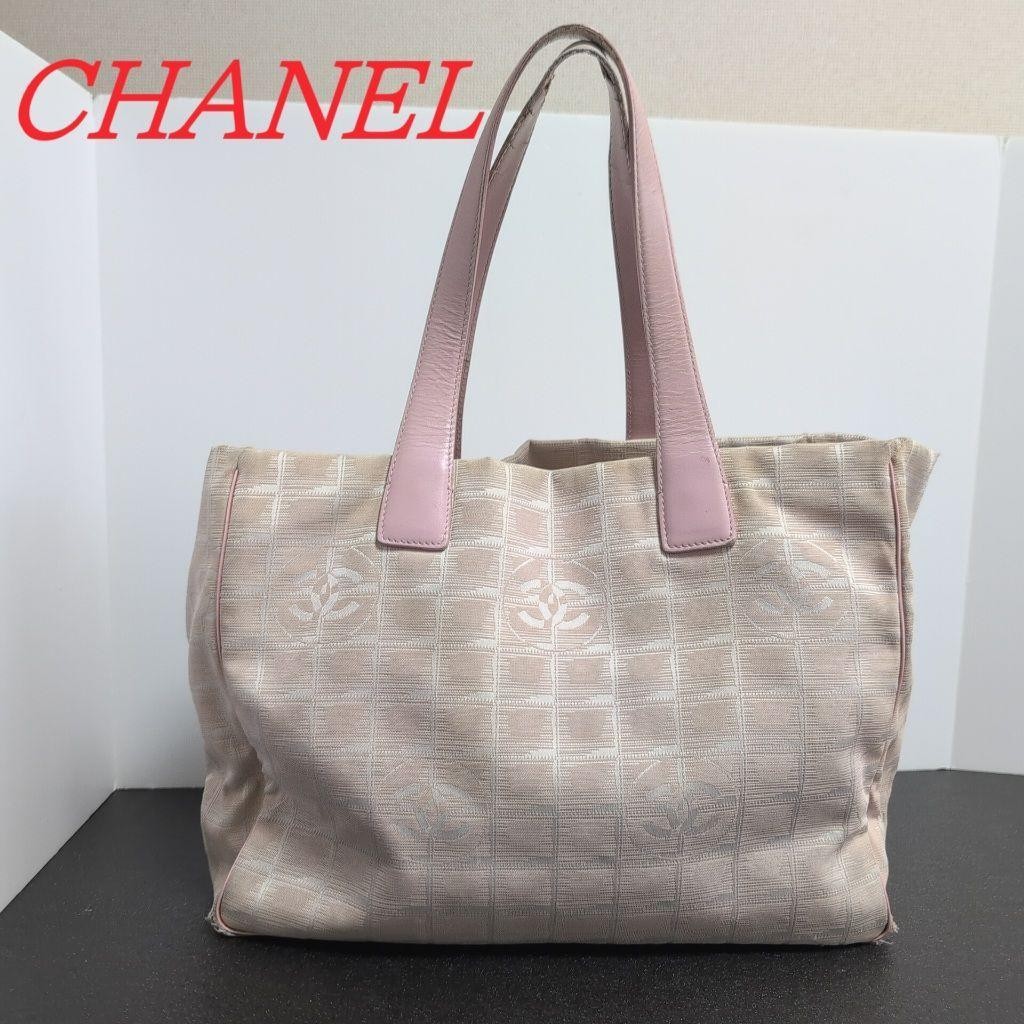 CHANEL Coco Mark Pink Travel Tote Bag XX670768