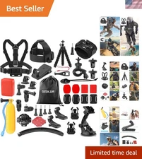 Multi-Mounting Action Camera Accessories Kit for Unmatched Filming Freedom