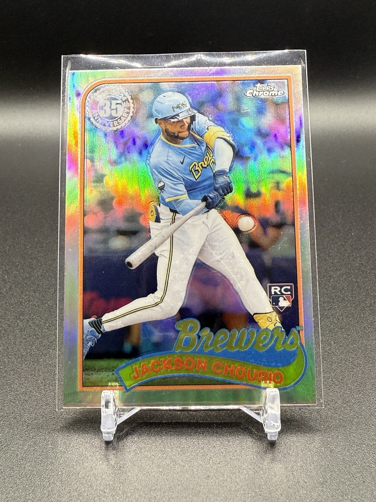 #89CU-4 Jackson Chourio Topps 1989 Baseball (RC) - 2024 Topps Chrome Update
